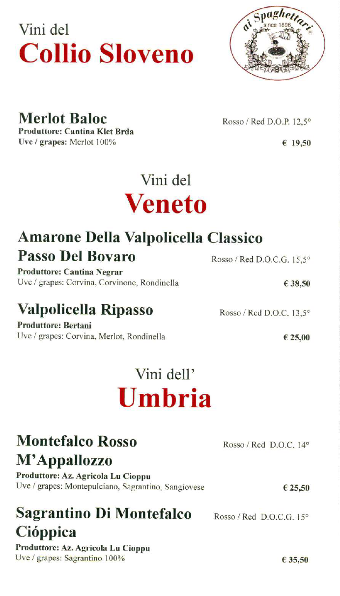 vino in calice