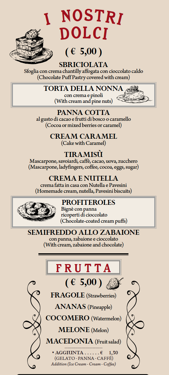 dolci