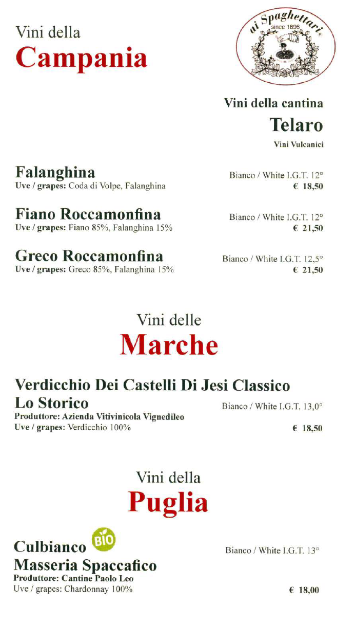 vino in bottiglia - Campania