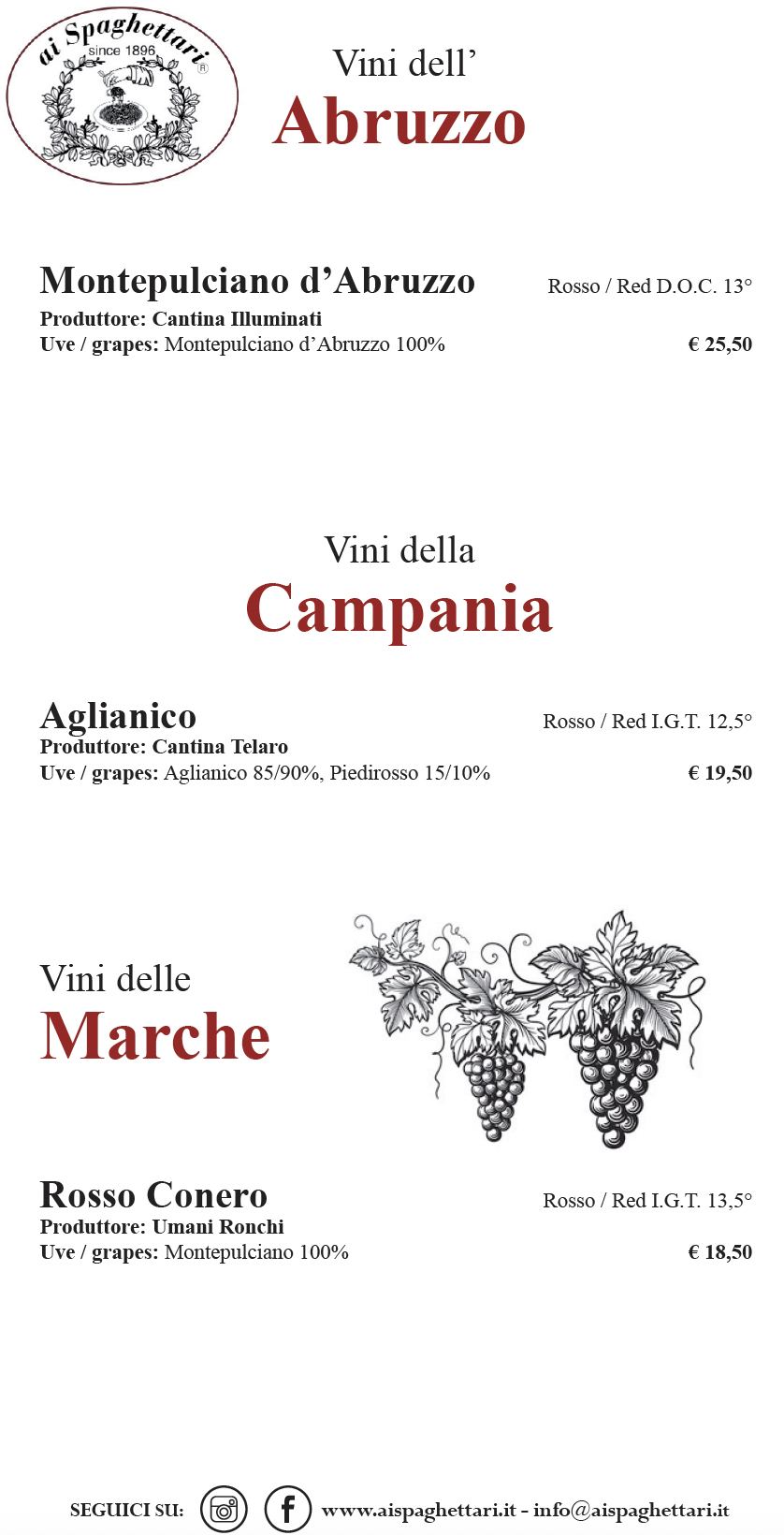 vino in bottiglia - Sicilia / Sardegna