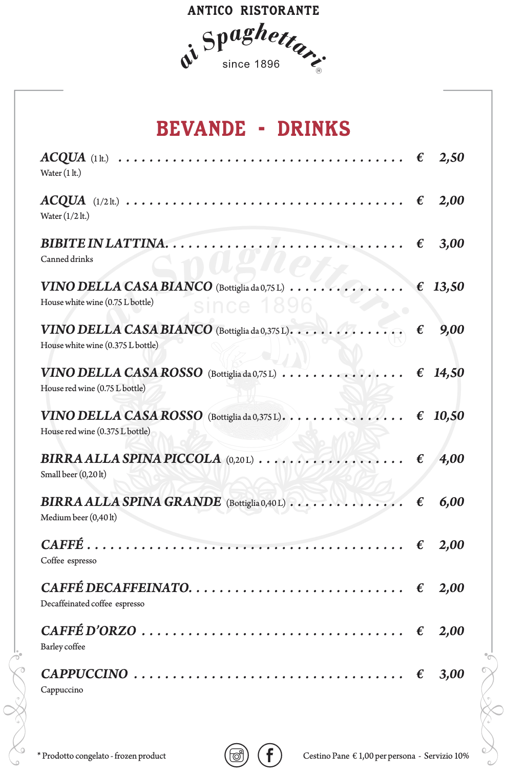 Lista bevande