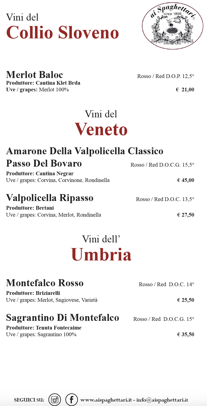 vino rosso in bottiglia